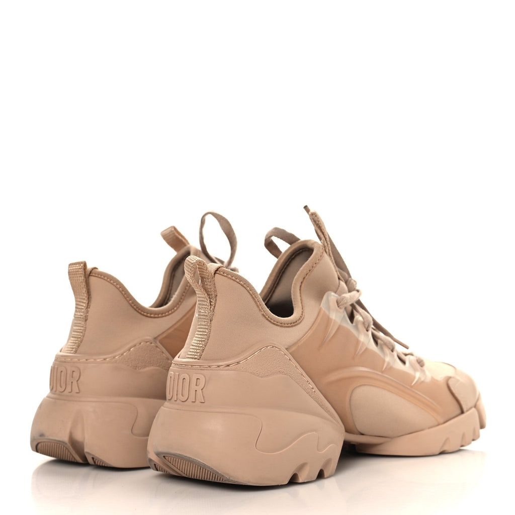 Neoprene Rubber Womens D-Connect Sneakers 38.5 Nude