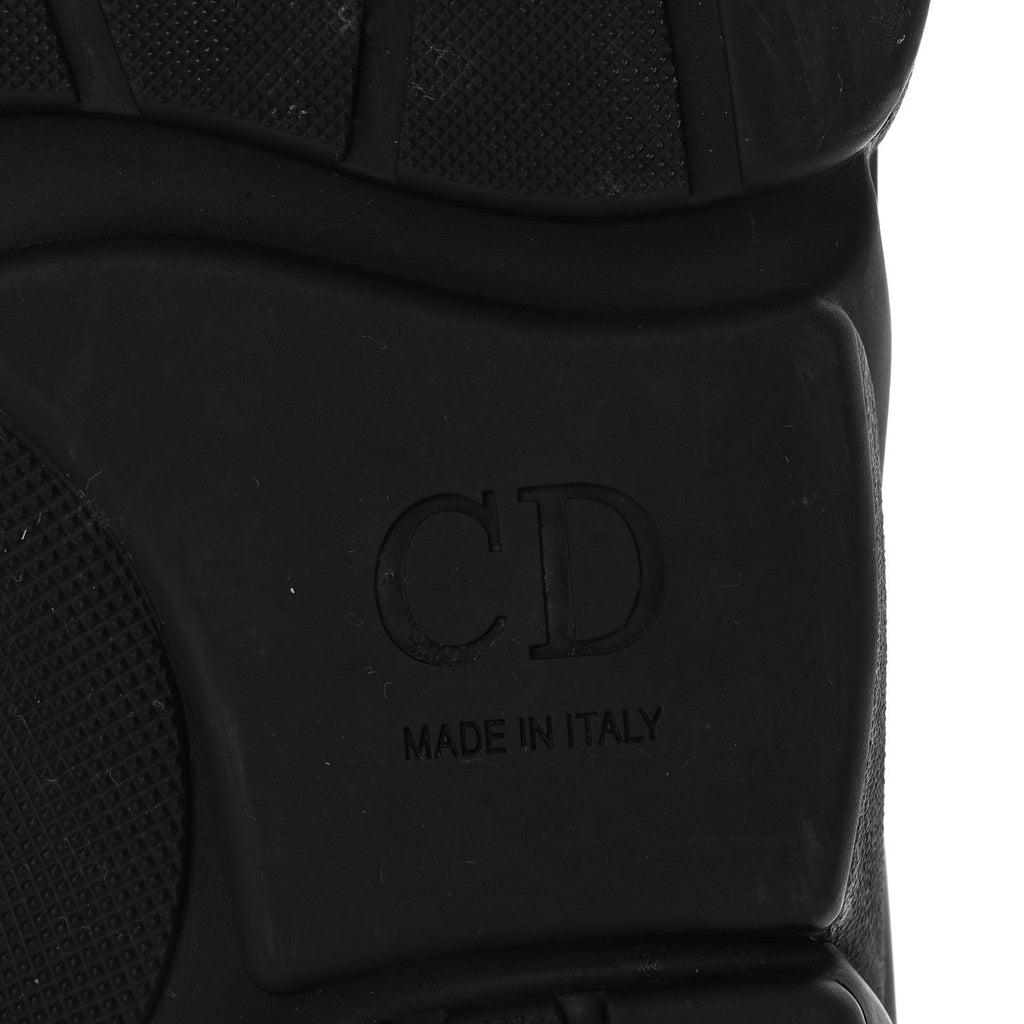 Technical Mesh Calfskin Mens B22 Sneakers 40 Black