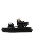 Lambskin Dioract 10mm Sandals 36.5 Black