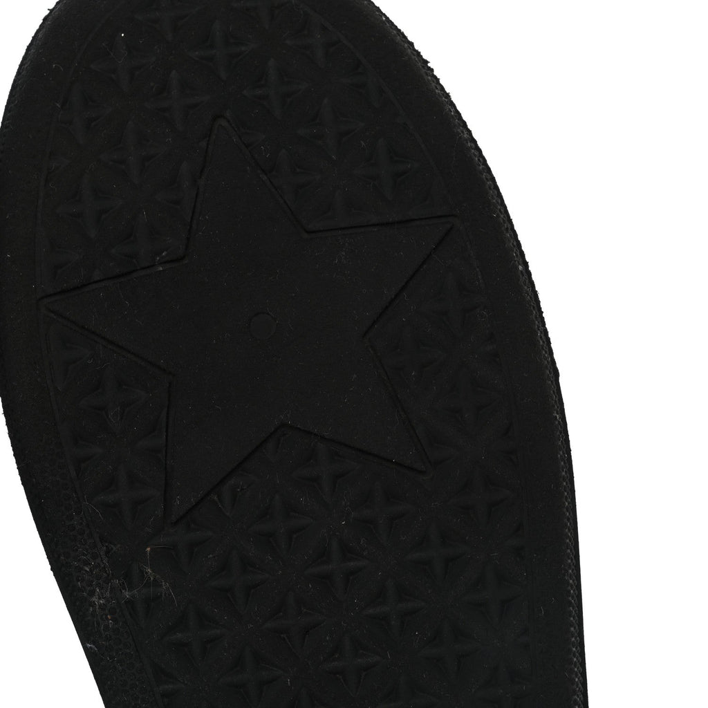 Shiny Technical Fabric Oblique Embroidered Womens Solar Slip On Sneakers 37.5 Black