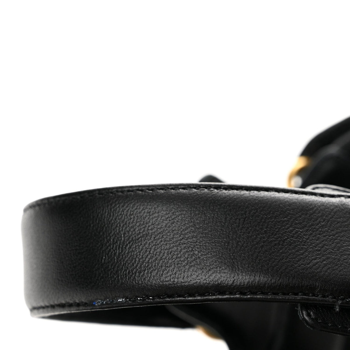 Lambskin Dioract 10mm Sandals 36.5 Black