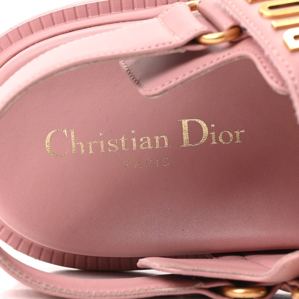 Lambskin Dioract Sandals 39.5 Pink